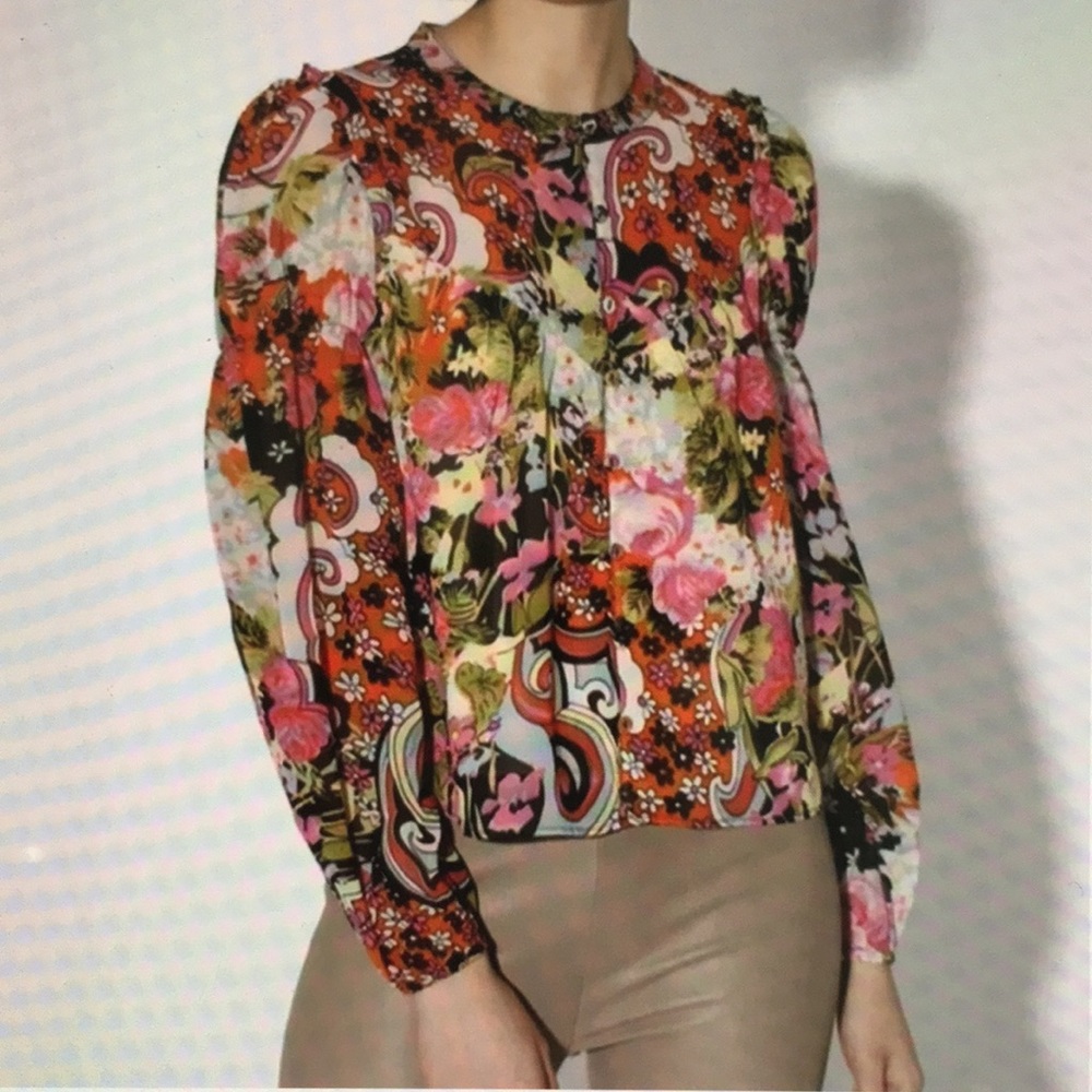 New blouse Walter Baker Aurora Top, Pop, Art